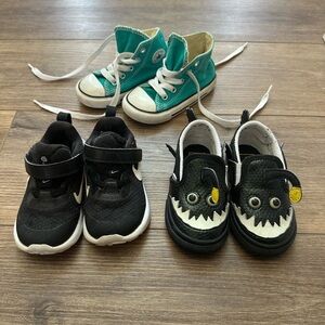 Toddler Shoes Size 6 Converse Nikes and Vans Sneakers